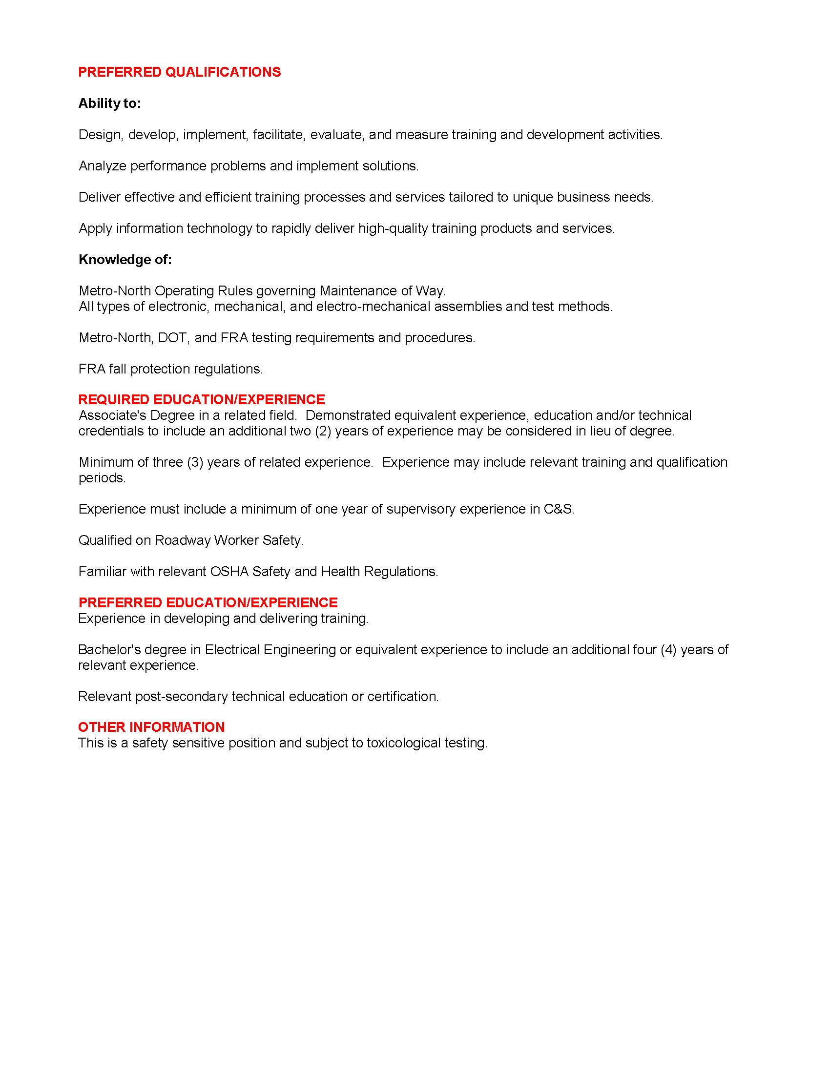 Mta train operator job description