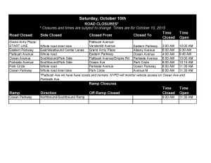 Road closure grid, BRK15