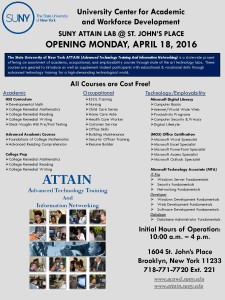 SUNY Attain at St. John's Place Grand Opening