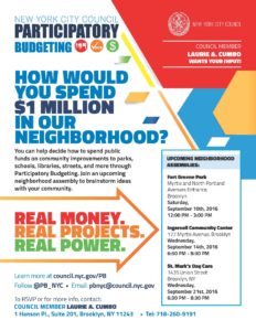 35th Council District Neighborhood Assembly Flyers