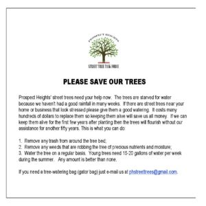 Help Water Trees