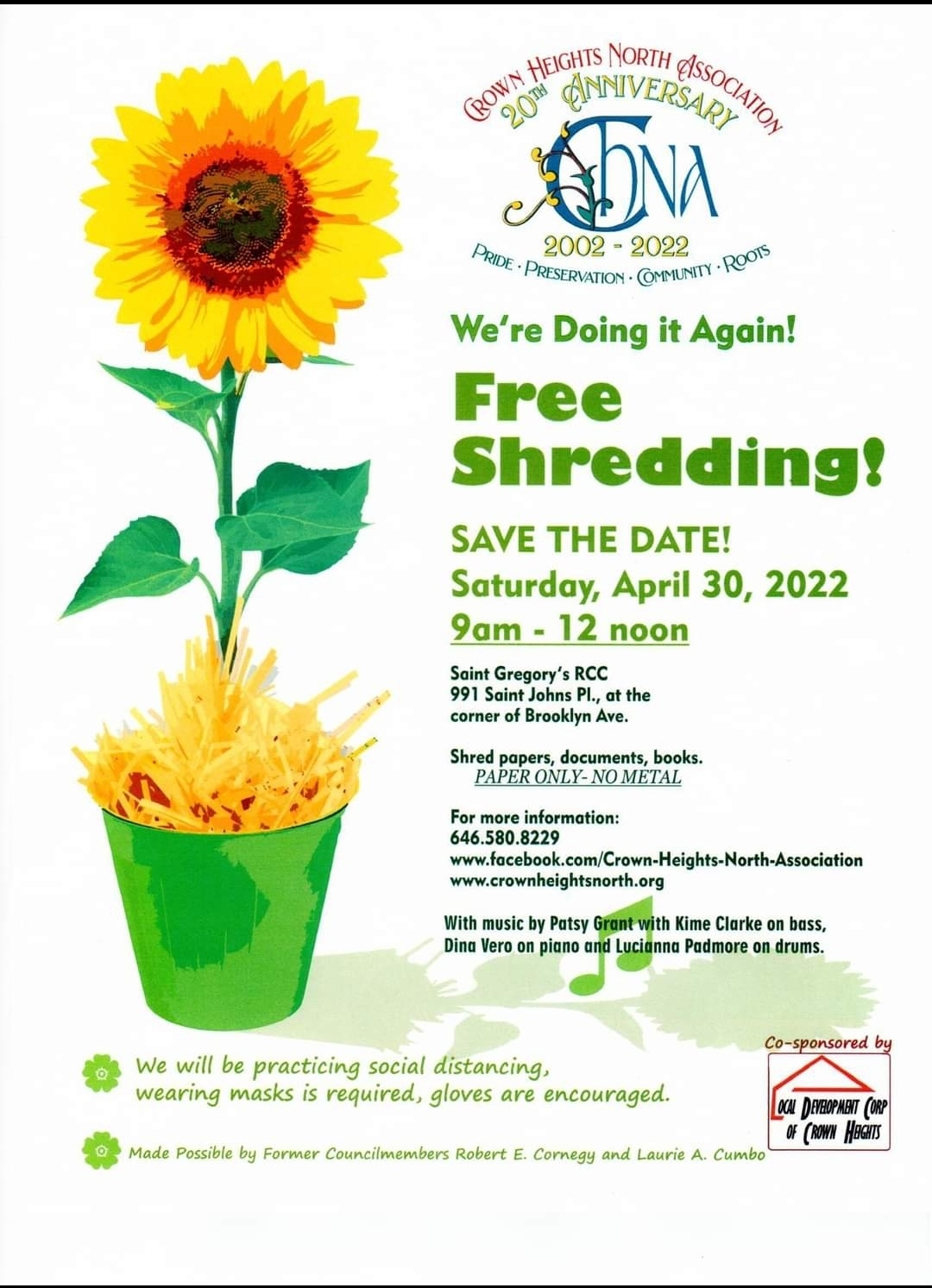 Free Shredding Event! Community Board 8 Brooklyn